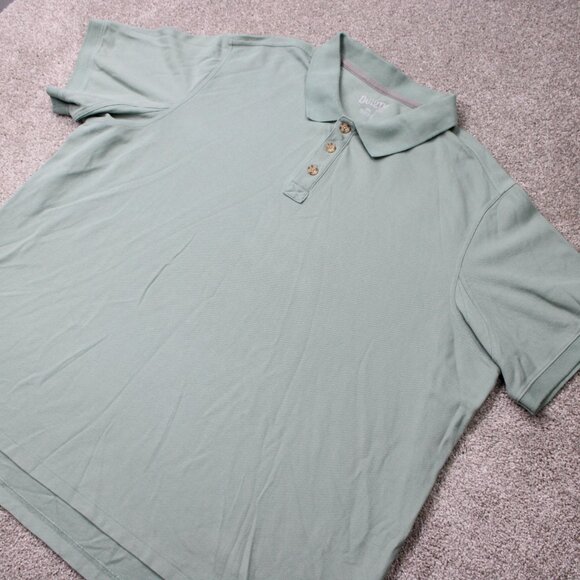 Duluth No Polo Shirt Men 3XL XXXL Green Relaxed Fit Cotton Short Sleeve Pullover - Picture 3 of 15